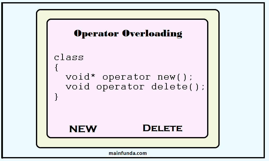 Nars And Marij Xxx - Overload new & delete operator in a class | Main Funda